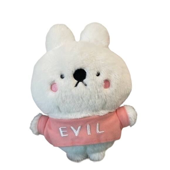 Evil Bunny Plush with Travel Bag New OWNAJ Sold Out Rare Rabbit Easter - Picture 6 of 6